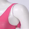 ACSUSS Womens Scoop Neck High Cut Bodysuit Glossy Bathing Suit Swimwear Sleeveless Leotard Nightwear Hot Pink One Size view 4