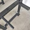 CSBH 1 Pair Parallel Bars Insert Bar, Suitable for 3 * 3inch Square Tube, 1inch Diameter Mounting Hole, Dip Bars Dip Station Fitness Rack Squat Frame Attachment view 3