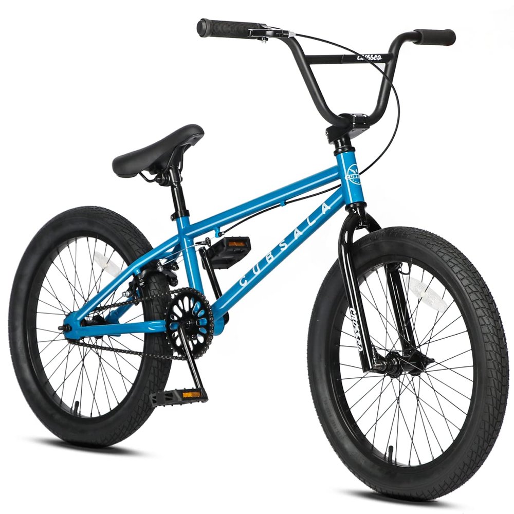 cubsala Freestyle BMX Bike, 18 Inch Kids Bicycle for 5-9 Years Old Kids and Beginner Level Rider, Blue