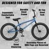 cubsala Freestyle BMX Bike, 18 Inch Kids Bicycle for 5-9 Years Old Kids and Beginner Level Rider, Blue view 2
