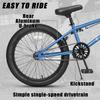 cubsala Freestyle BMX Bike, 18 Inch Kids Bicycle for 5-9 Years Old Kids and Beginner Level Rider, Blue view 3