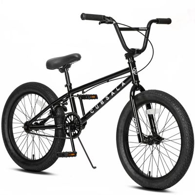 cubsala Freestyle BMX Bike, 20 Inch Kids Bicycle for 7-13 Years Old Kids and Beginner Level Rider, Black