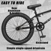 cubsala Freestyle BMX Bike, 20 Inch Kids Bicycle for 7-13 Years Old Kids and Beginner Level Rider, Black view 4