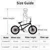 cubsala Freestyle BMX Bike, 20 Inch Kids Bicycle for 7-13 Years Old Kids and Beginner Level Rider, Blue view 4