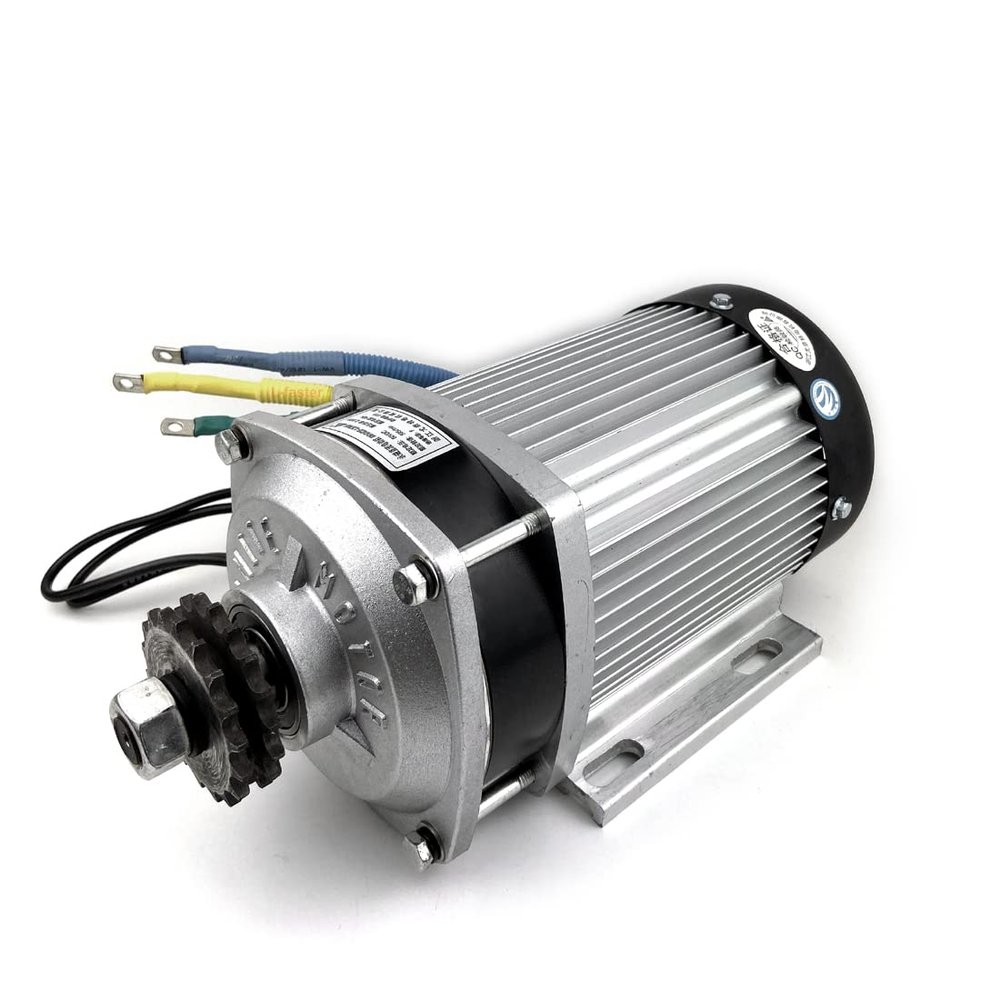 60V72V 1500W Tricycle Rear Drive BLDC Planet Gear Motor High Power Heavy Trike Engine 428 Sprocket for Trishaw Beerbike(72V)