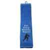 PXTIDY Hockey Towels Gift Team Skate Towels Eat Sleep Hockey Repeat Sport Towel with Clip for Ice Hockey Lover Hockey Coach(Sport) view 2