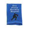 PXTIDY Hockey Towels Gift Team Skate Towels Eat Sleep Hockey Repeat Sport Towel with Clip for Ice Hockey Lover Hockey Coach(Sport) view 3