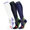 FuelMeFoot 3 Pack Copper Compression Socks - Compression Socks Women & Men Circulation - Best for Medical,Running,Athletic view 1