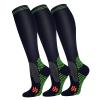 FuelMeFoot 3 Pack Copper Compression Socks - Compression Socks Women & Men Circulation - Best for Medical,Running,Athletic view 1