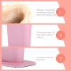 Leather Sunglass Holder Eyeglasses Holder Plush Lined PU Leather Glasses Stand Glasses Case Plush Fluffy Lined Eyeglasses Holder for Desks Nightstands Travel Eyeglasses Case view 4