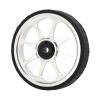 VGEBY Folding Easy Wheel, Aluminum Alloy 82mm Widened Bearing Easy Wheel for 3sixty Folding Bike(Silver) view 4