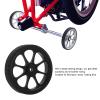 VGEBY Folding Bike Easy Wheel, Aluminum Alloy 82mm Widened Bearing Easy Wheel for Brompton 3sixty Folding Bike(black) Folding Bike Easy Wheel Black view 3