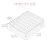 WECHENG Makeup Organizer for Eyeshadow Palette and Lipstick Organizer, 7 Section Divided Makeup Palette Organizer for Vanity Drawer Countertop Modern Cosmetics Storage(7.48" x 6.22" x 1.77") view 2