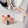 WECHENG Makeup Organizer for Eyeshadow Palette and Lipstick Organizer, 7 Section Divided Makeup Palette Organizer for Vanity Drawer Countertop Modern Cosmetics Storage(7.48" x 6.22" x 1.77") view 3