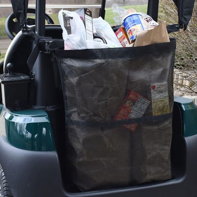 GOLF BALL DIVERS Universal Golf Cart Cargo Bag for 2 Passenger Golf Carts, Storage Grocery Shopping Bag for EZGO TXT/RXV, Club Car DS/Precedent, Yamaha Golf Cart