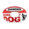 Battle Sports Oxygen Football Mouthguard - Football Mouth Guard with Strap, Superior Airflow & Better Performance, Maximum Breathability, Works with Braces - Beware of Dog/Red view 1