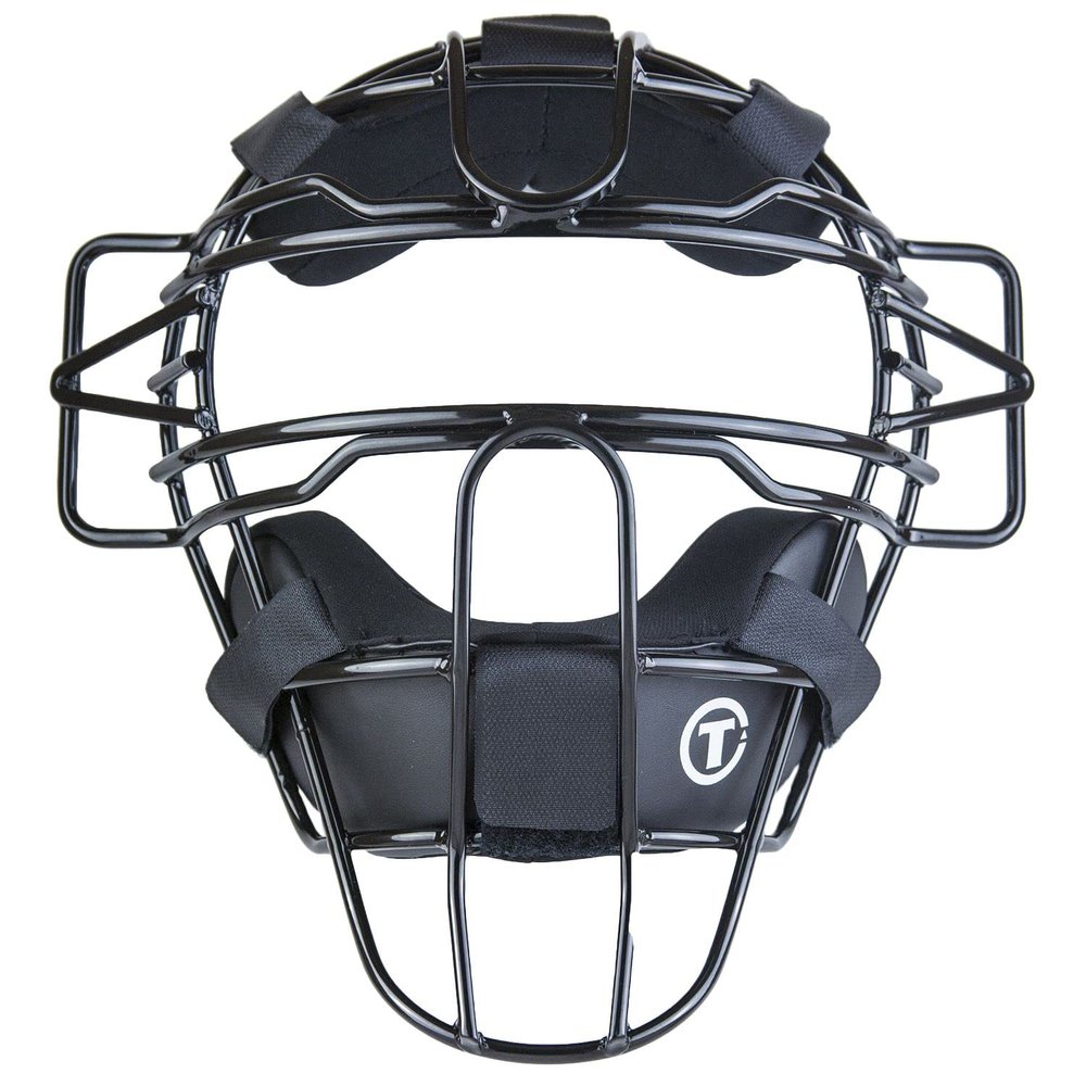 TAG Ultra Pro Style Catcher's Umpire Mask for Baseball and Softball (Black)