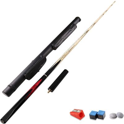LIOYUHGTFY Pool Cue Stick Billiard Pool Cue 10mm tip Pool cue with housing and Extension, Handcrafted Snooker cue, Easy Grip for Bars or Pool Halls 0408(Color:Red,Size:145cm)