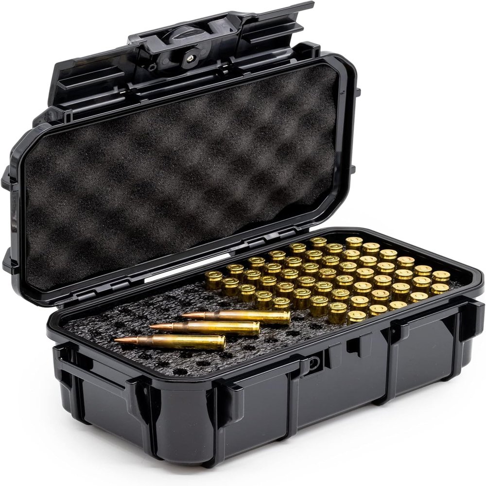 Evergreen .223 Ammo Case Compatible with 223, 5.56, 300 BLK, 7.62 100 Rounds Lockable USA Made