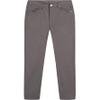 IZOD Boys' School Uniform Flat Front Twill 5-Pocket Pants, Grey, 12 view 1