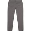 IZOD Boys' School Uniform Flat Front Twill 5-Pocket Pants, Grey, 12 view 2