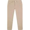 Izod Boys' School Uniform Flat Front Twill 5-Pocket Pants, Khaki, 8 view 1