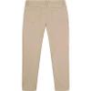 Izod Boys' School Uniform Flat Front Twill 5-Pocket Pants, Khaki, 8 view 2