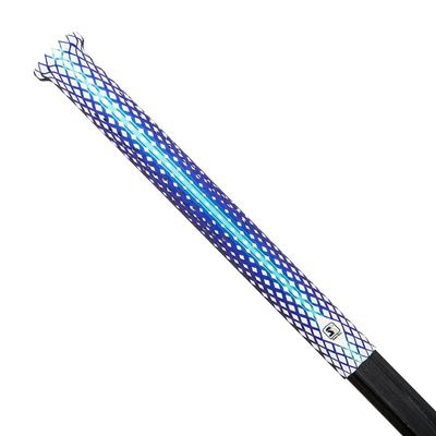 SNIPER SKIN ICT Lacrosse Grip - Waterproof Replacement Grip Wrap - Perfect Team Swag - Easy to Install, Strong Sports Grip - Multi Blue/White Double Diamond