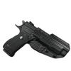 OWB Concealment IDPA - Outside The Waistband Holster - fits SAR K2 45 (Carbon Fiber, Right) view 1