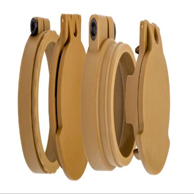 Tenebraex Ocular & Objective Flip Up Scope Cover Kit for Sig Sauer Tango 6 1-6x24 (24KIT-FCRCB2)