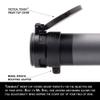 Tenebraex Ocular & Objective Flip Up Scope Cover Kit for Sig Sauer Tango 6 1-6x24 (24KIT-FCRCB2) view 2