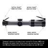 Tenebraex Ocular & Objective Flip Up Scope Cover Kit for Sig Sauer Tango 6 1-6x24 (24KIT-FCRCB2) view 3