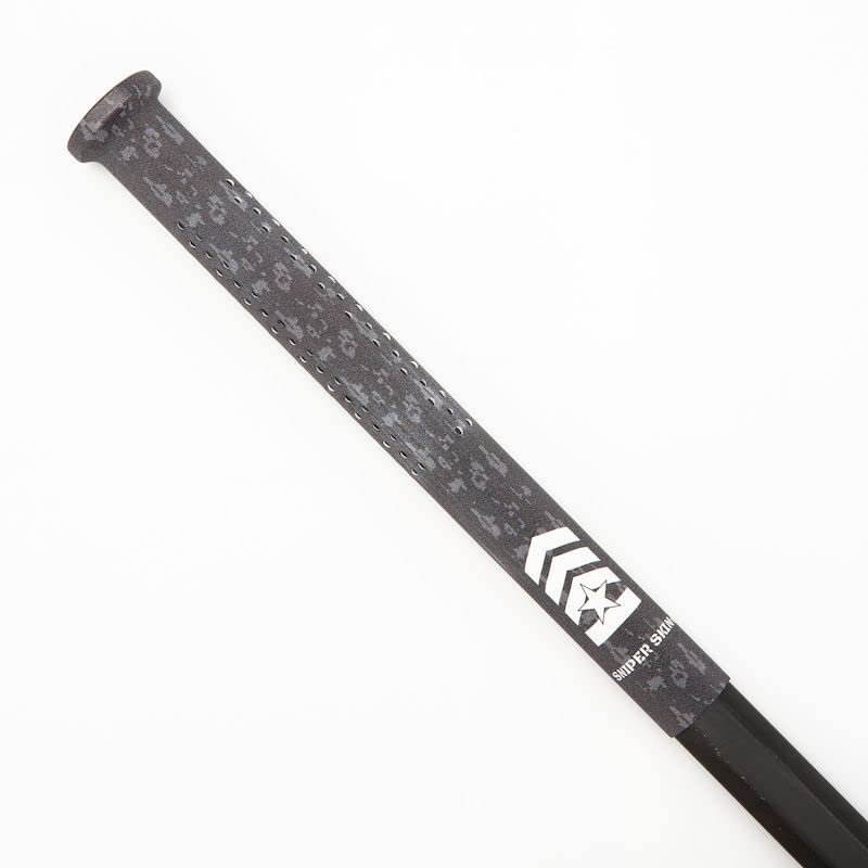 SNIPER SKIN ICT Lacrosse Grip - Waterproof Replacement Grip Wrap - Perfect Team Swag - Easy to Install, Strong Sports Grip - Black Team Leader