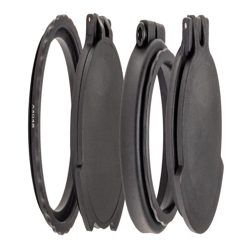 Tenebraex Ocular & Objective Flip Up Scope Cover Kit for Leupold VX-5 HD 3-15x44 (44KIT-FCRB01)