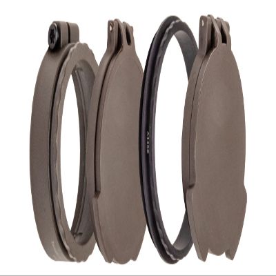 Tenebraex Ocular & Objective Flip Up Scope Cover Kit for Vortex Razor HD Gen II 4.5-27x56 (56KIT-FCRDE1) - Dark Earth