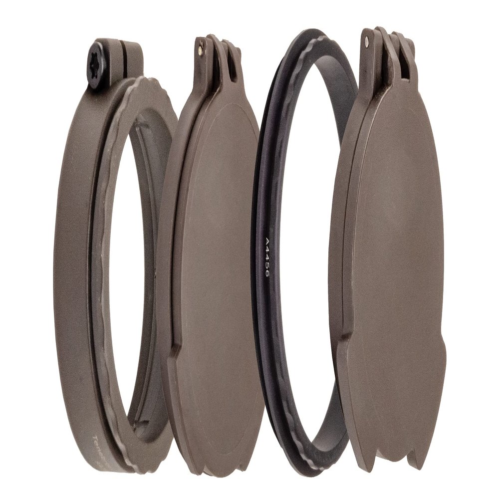 Tenebraex Ocular & Objective Flip Up Scope Cover Kit for Vortex Razor HD Gen II 4.5-27x56 (56KIT-FCRDE1) - Dark Earth