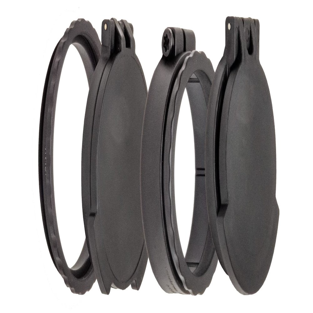 Tenebraex Ocular & Objective Flip Up Scope Cover Kit for Tract Toric 2.5-15x44 (44KIT-000001)