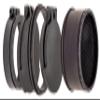 Tenebraex Ocular & Objective Scope Flip Cover Kit with KillFlash Anti-Reflection Device for Razor HD Gen II 4.5-27x56 (56KIT-ARDB01) view 1