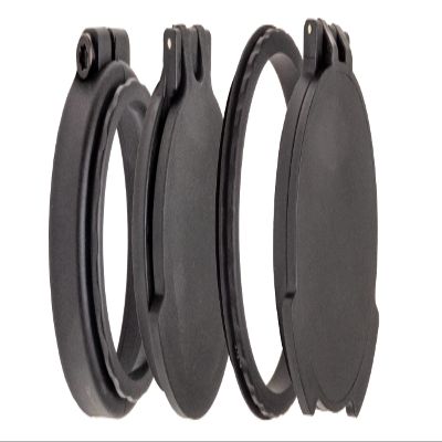Tenebraex Ocular & Objective Flip Up Scope Cover Kit for Vortex Viper HS LR 6-24x50 (50KIT-FCRB01)