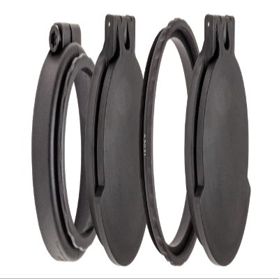 Tenebraex Ocular & Objective Flip Up Scope Cover Kit for Nightforce NXS 5.5-22x50 (50KIT-FCRB02)