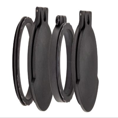 Tenebraex Ocular & Objective Flip Up Scope Cover Kit for Nightforce ATACR 4-16x42 F1 (42KIT-FCRB02)
