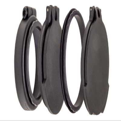 Tenebraex Ocular & Objective Flip Up Scope Cover Kit for Nightforce NXS 5.5-22x56 (56KIT-FCRB02)