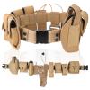 abcGoodefg Modular Equipment System Security Utility Tactical Duty Belt with Components Pouches Bags Holster Gear for Law Enforcement Guard Security Hunting (10 PCS, Khaki) view 1