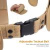 abcGoodefg Modular Equipment System Security Utility Tactical Duty Belt with Components Pouches Bags Holster Gear for Law Enforcement Guard Security Hunting (10 PCS, Khaki) view 4