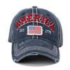America USA Eagles Flag Est 1776 Cap Hat-Breathable Ball Cap Baseball Cap Adjustable Size for Men and Women Embroidered (Navy) view 1