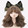 VIGVAN Handmade Wolf Fox Ears Animal Cosplay Cute Head Accessories for Halloween (Chain Brown Black) view 4