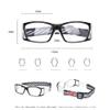 SooGree Basketball Dribbling Glasses Sports Protective Eyewear Goggles for Men Women (Black frame White pad) view 2