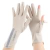 XGOPTS Women UV Sun Protection Gloves Full Finger Touchscreen Non Slip Gloves Silky Cooling Breathable Summer Cycling Gloves view 1