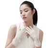XGOPTS Women UV Sun Protection Gloves Full Finger Touchscreen Non Slip Gloves Silky Cooling Breathable Summer Cycling Gloves view 2