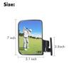 10L0L Golf Cart Mirror, Side Rear View Mirror Fits for Yamaha EZGO Club Car Golf Cart and Others Drilling Required or No-drilling Required Hardware Include view 4